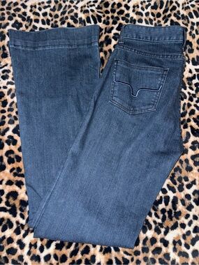 Kimes Ranch LOLA Mid-Rise Trouser Flare Jeans - Stretch Wide Leg size 4/32